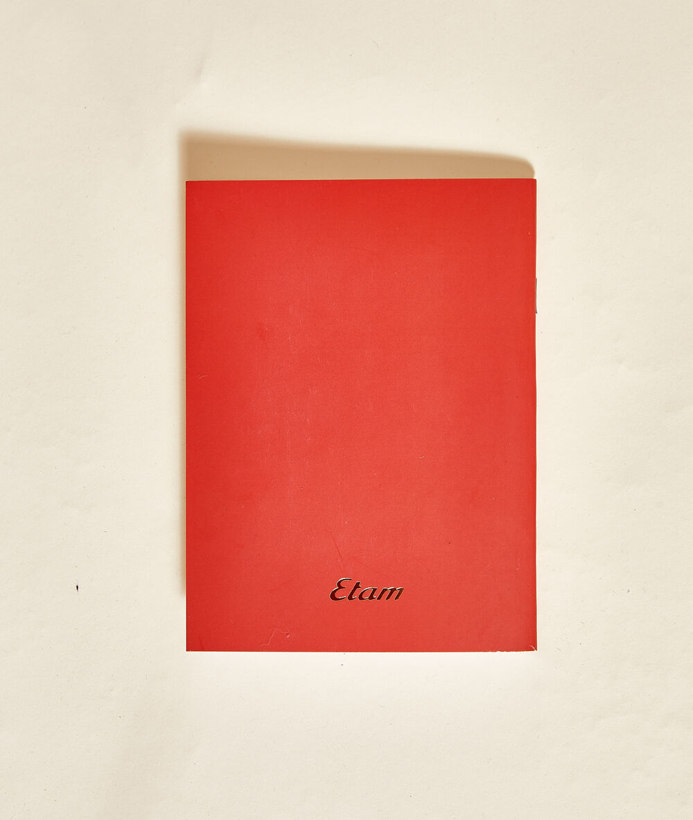 Libreta 'un peu, beaucoup, à la folie' rojo.