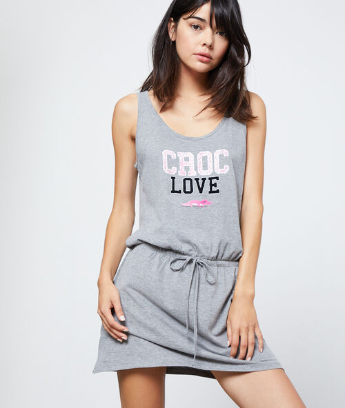 Camisón 'croc love' c.gris.