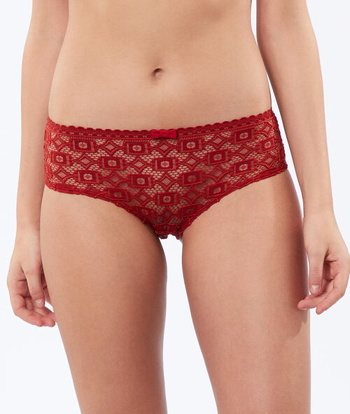 Culote de encaje geométrico Culote de encaje geométrico