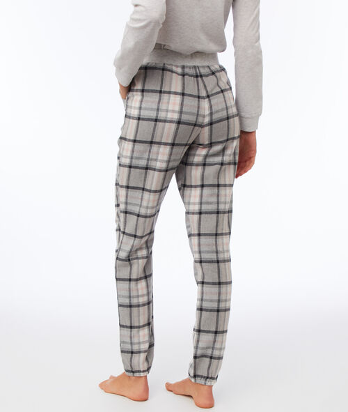 Pantalón estampado de cuadros Pantalón estampado de cuadros