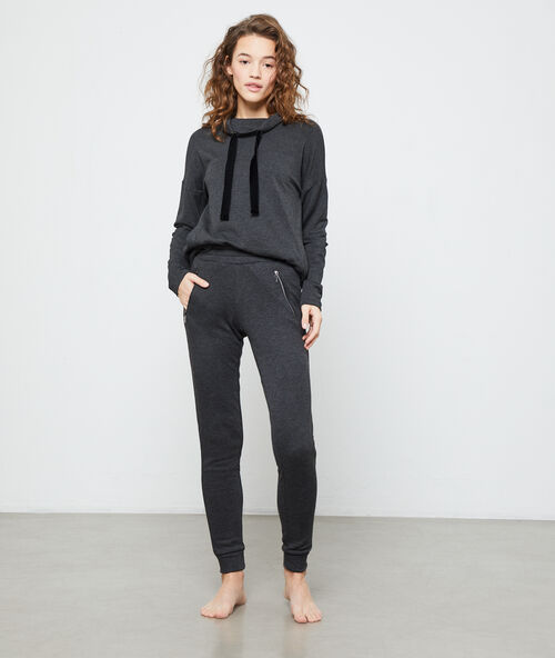 Pantalón homewear antracita.