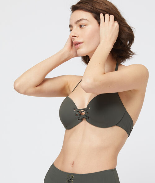 Sujetador bikini push up cordones Sujetador bikini push up cordones