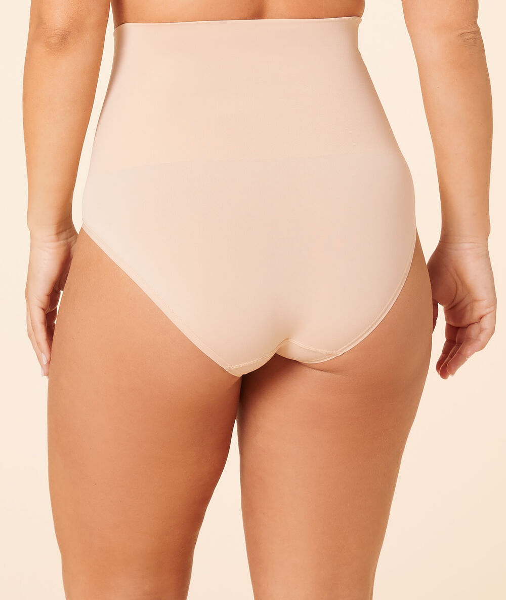Braguita talle alto. sujeción media c.beige.