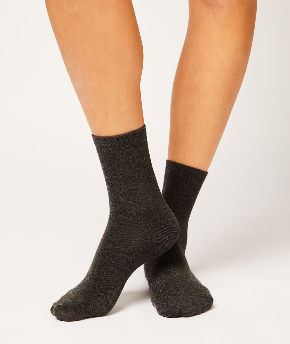 2 pares de calcetines c.gris.
