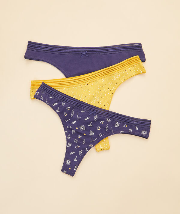Lote de 3 tangas Lote de 3 tangas;${refinementColor}