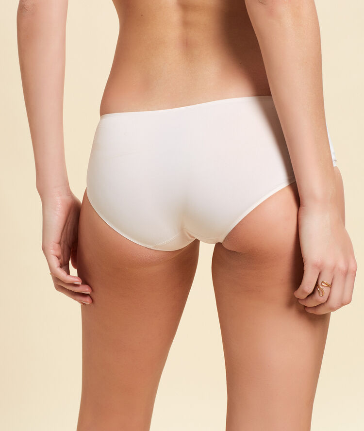 Culote de microfibra rosa pálido.