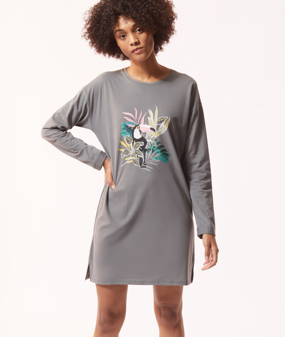 Camisón estampado c.kaki.