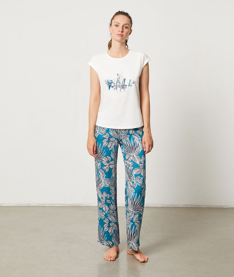 Camiseta estampada crudo.