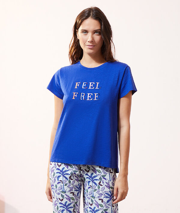 Top manches courtes "Feel free" Top manches courtes "Feel free";${refinementColor}