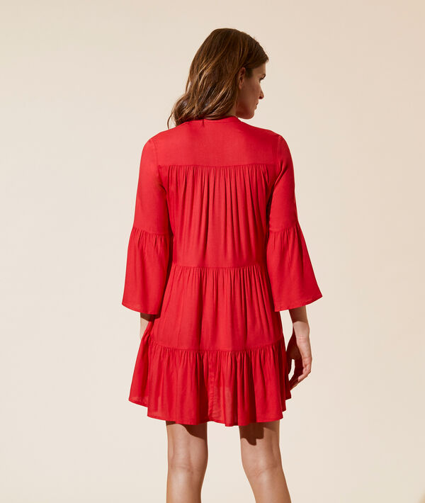 Vestido playero liso Vestido playero liso;${refinementColor}