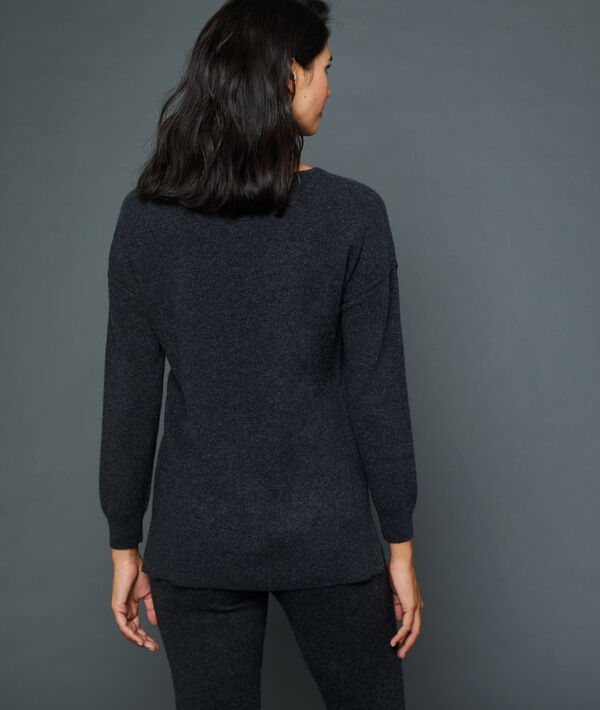 Jersey escote en V cachemir Jersey escote en V cachemir;${refinementColor}