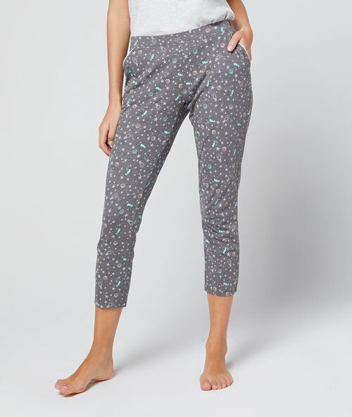 Pantalón 7/8 estampado conchas marinas Pantalón 7/8 estampado conchas marinas