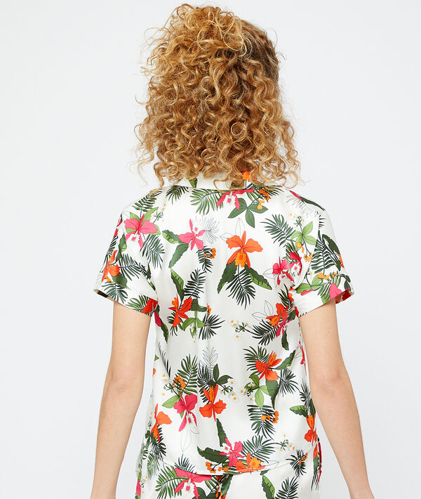 Camisa corta estampado tropical Camisa corta estampado tropical;${refinementColor}
