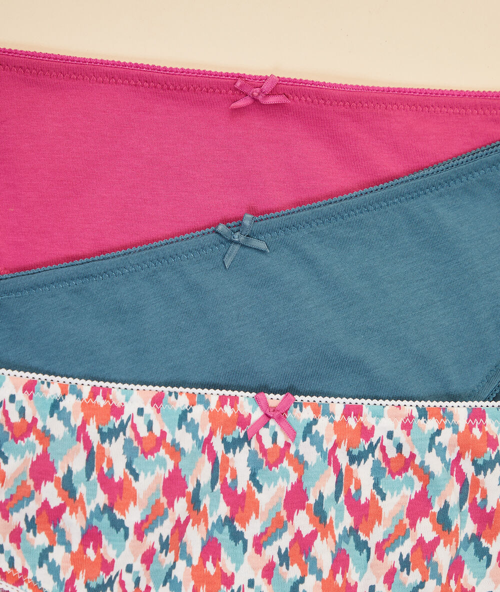 Lote de 3 culotes fucsia.