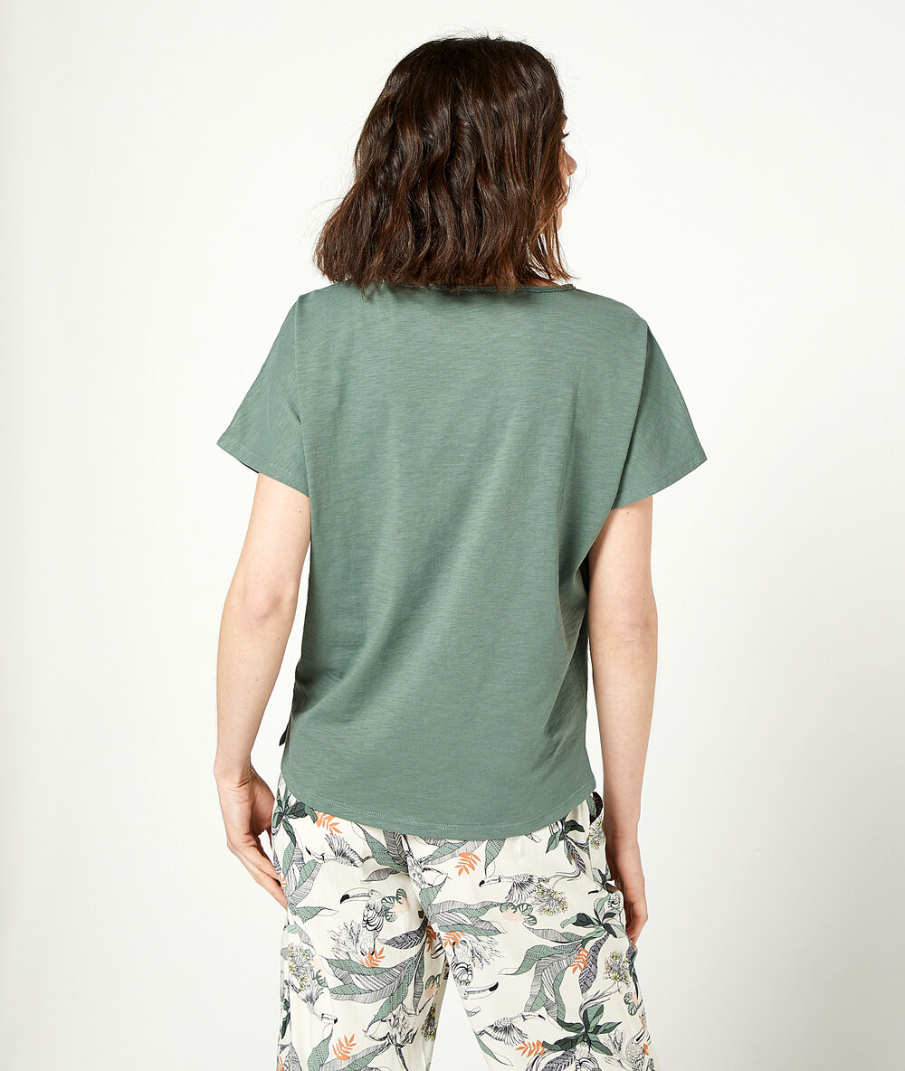 Camiseta ‘green’ caqui.