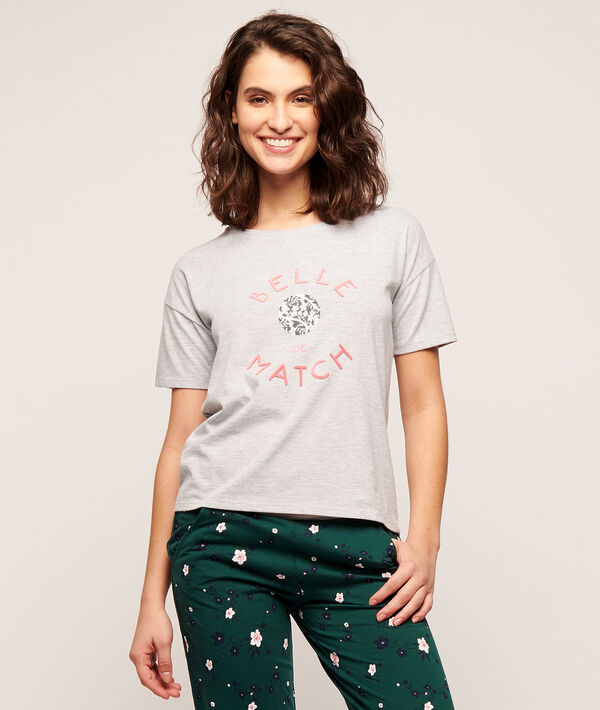 Camiseta manga corta 'belle de match' Camiseta manga corta 'belle de match';${refinementColor}