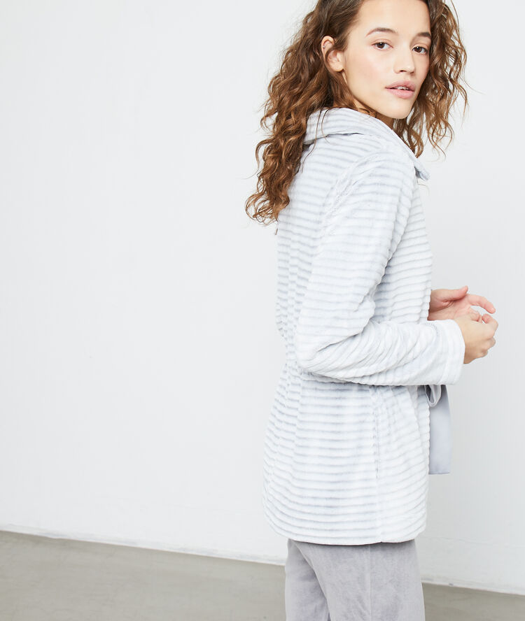 Chaqueta ajustada c.gris.