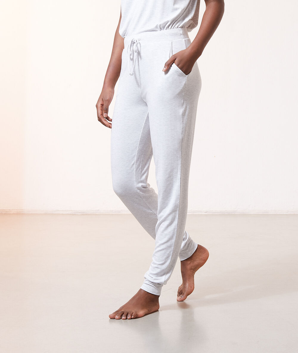 Pantalón pijama liso c.gris.
