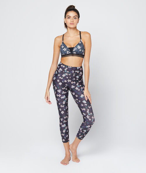 Pantalón de yoga 7/8 multicolor.