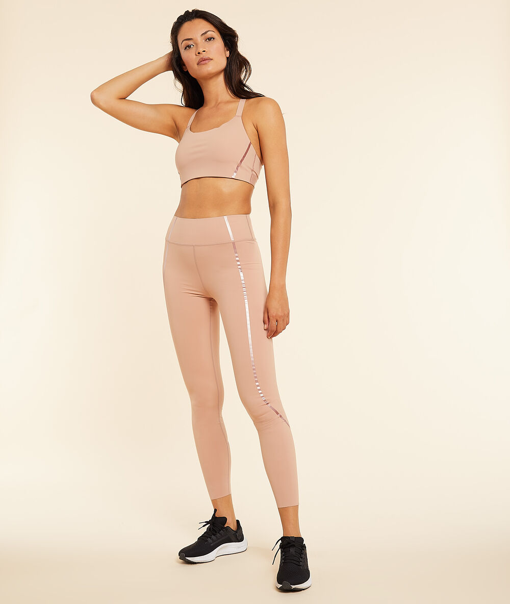 Leggings deportivos melocotón.