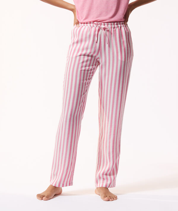 Pantalón estampado de rayas Pantalón estampado de rayas;${refinementColor}