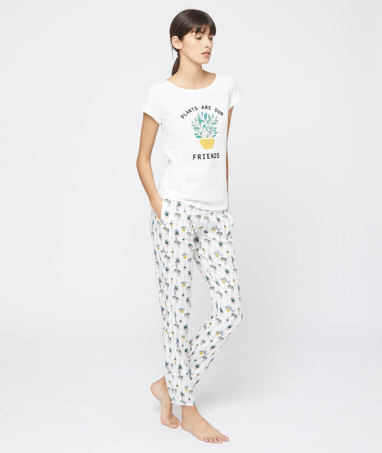 Camiseta plantas crudo.