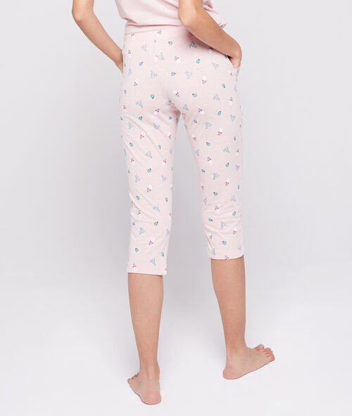 Pantalón capri estampado cactus Pantalón capri estampado cactus