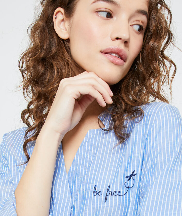 Camisón 'be free' azul.