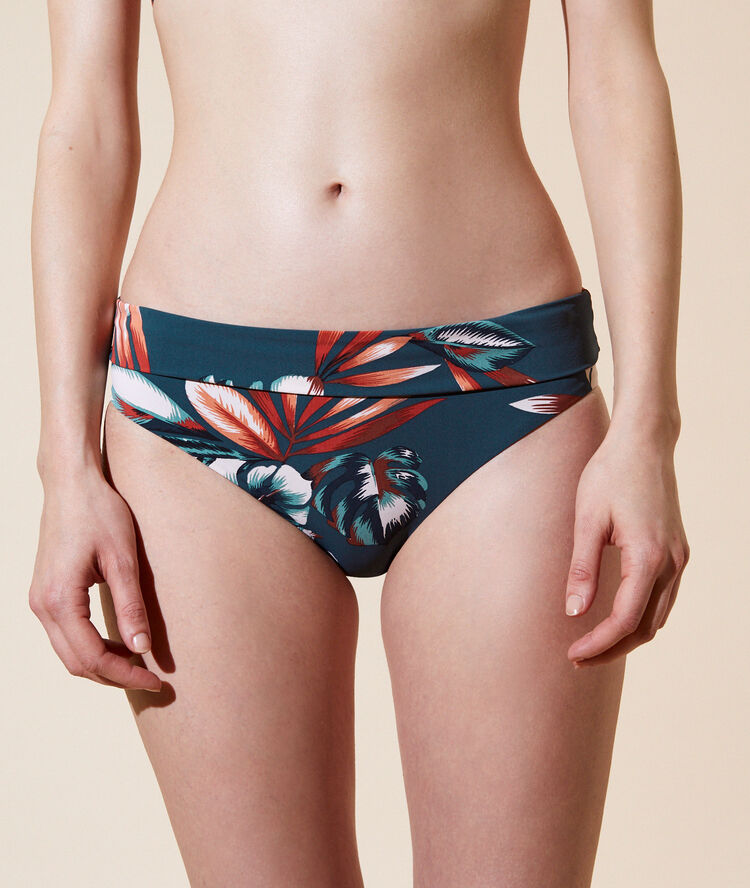Braguita bikini multiposición azul.