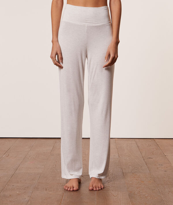 Pantalon fluide taille haute Pantalon fluide taille haute;${refinementColor}