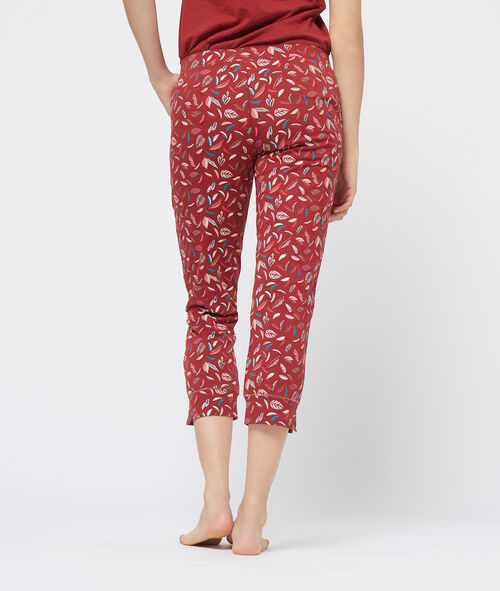 Pantalón capri estampado Pantalón capri estampado