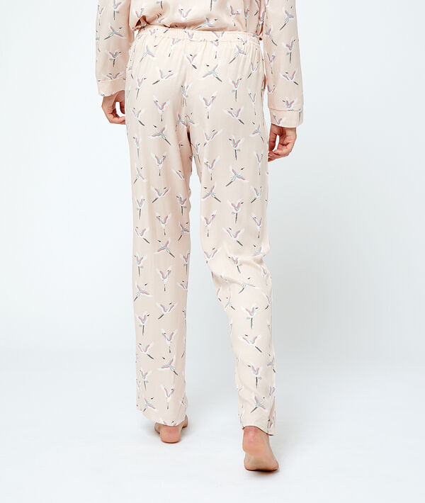 Pantalón pijama estampado pájaros Pantalón pijama estampado pájaros