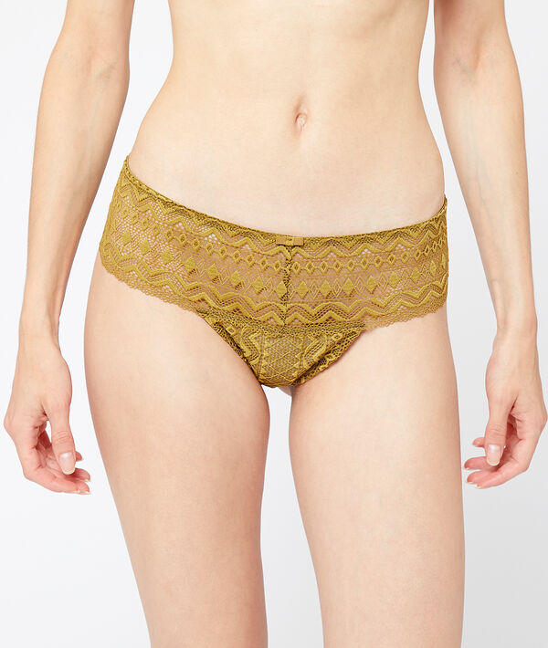 Tanga de encaje gráfico Tanga de encaje gráfico