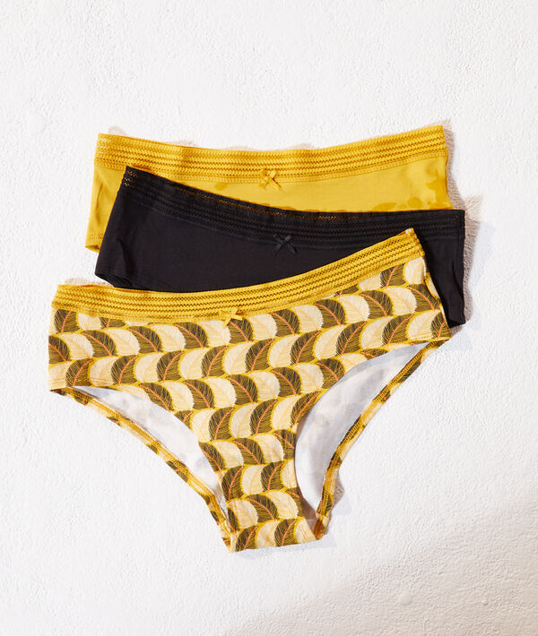 Lote de 3 culotes estampados Lote de 3 culotes estampados;${refinementColor}
