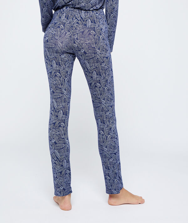 Pantalón estampado de viscosa eco Pantalón estampado de viscosa eco;${refinementColor}