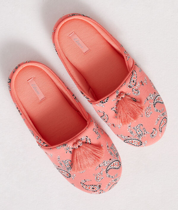 Zapatillas destalonadas estampadas Zapatillas destalonadas estampadas;${refinementColor}