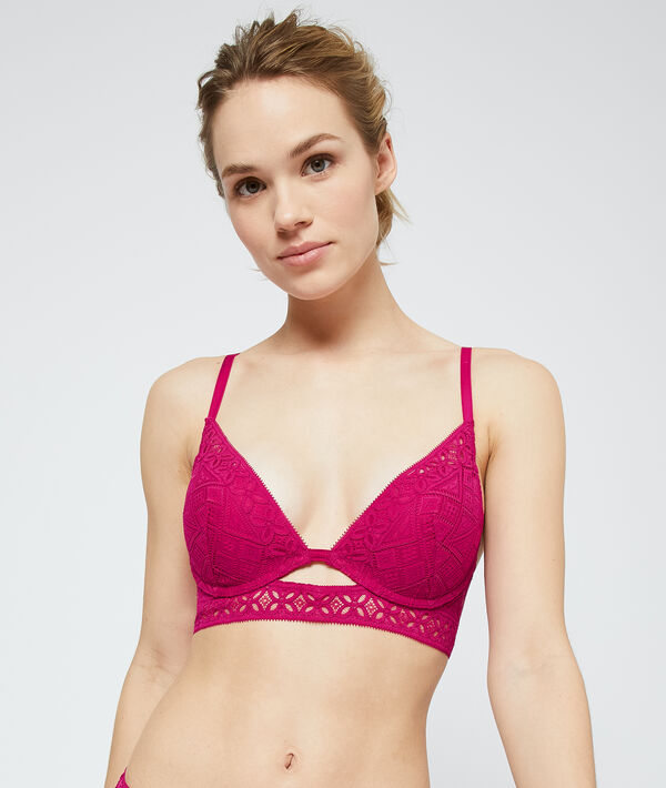 Sujetador push up de encaje. Copa B-C Sujetador push up de encaje. Copa B-C;${refinementColor}