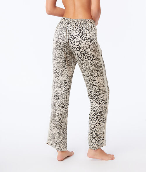 Pantalón estampado de leopardo Pantalón estampado de leopardo