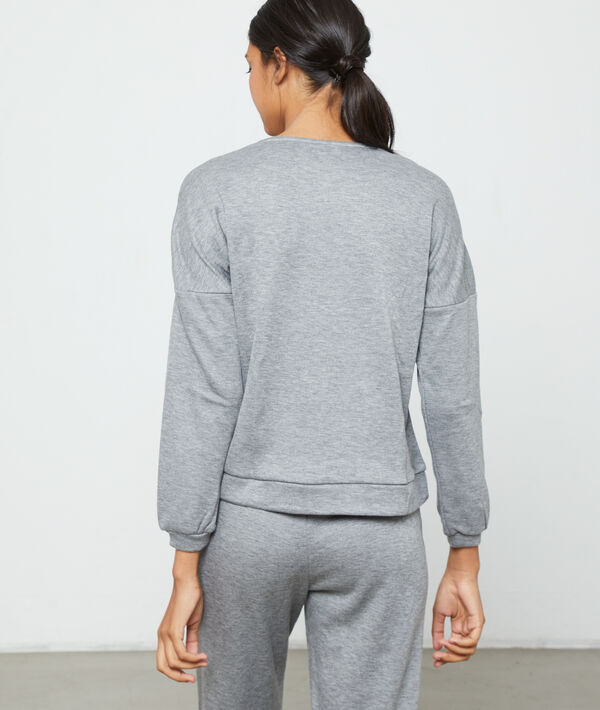 Sudadera homewear detalles gráficos Sudadera homewear detalles gráficos