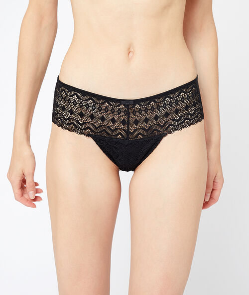 Tanga de encaje gráfico Tanga de encaje gráfico