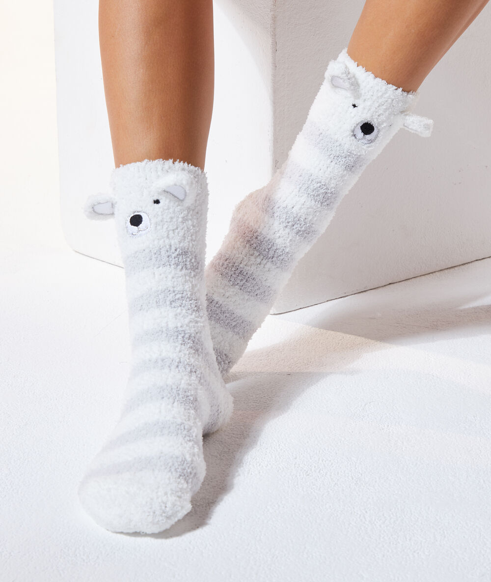 Calcetines homewear c.gris.