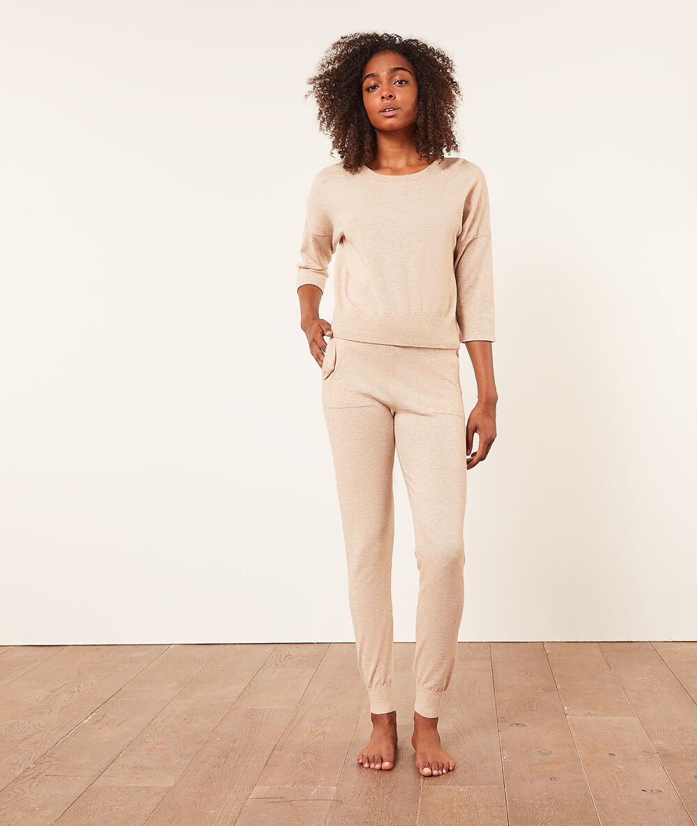 Pantalón jogger c.beige.