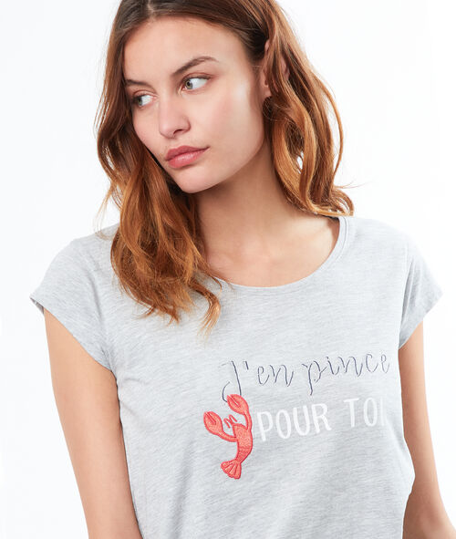 Camiseta manga corta langosta Camiseta manga corta langosta