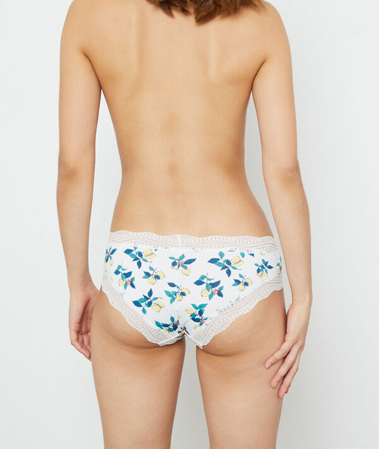Culote estampado limones amarillo.