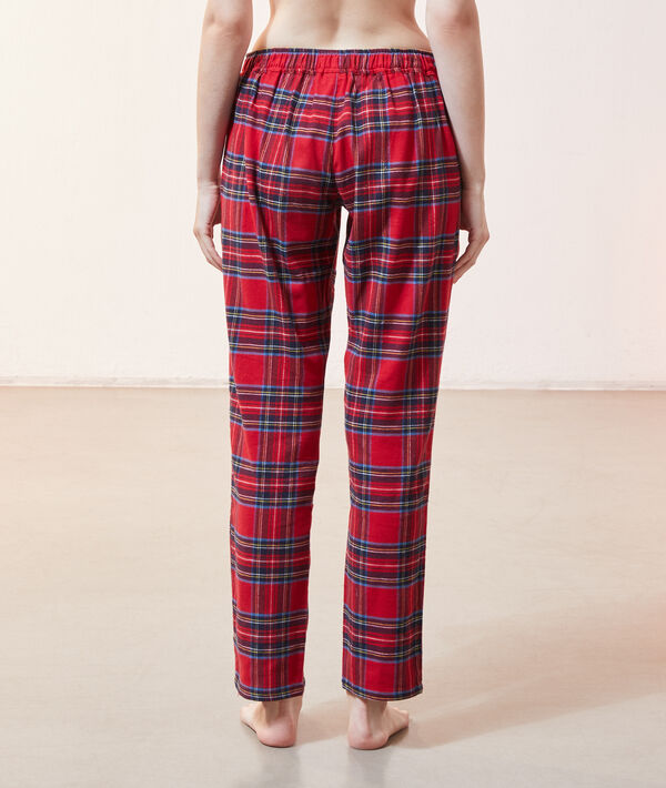 Pantalón estampado de cuadros Pantalón estampado de cuadros;${refinementColor}