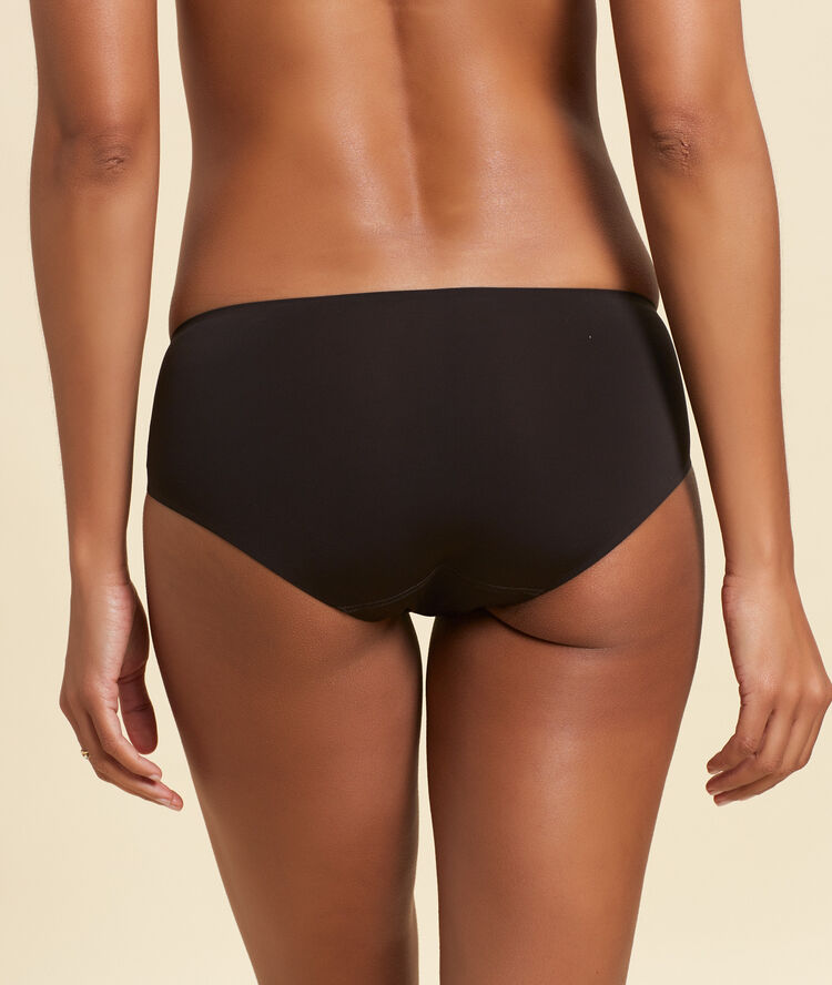 Culote de microfibra marrón.
