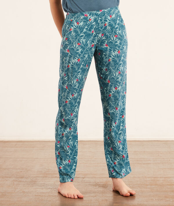 Pantalón estampado tropical Pantalón estampado tropical;${refinementColor}