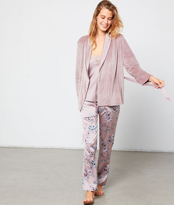 Pijama 3 prendas satinado Pijama 3 prendas satinado