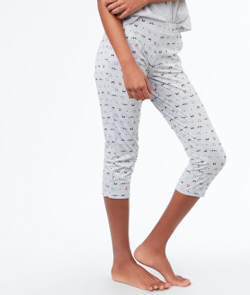 Pantalón pirata estampado gatos Pantalón pirata estampado gatos
