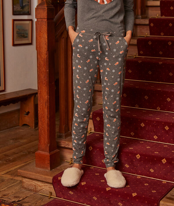 Pantalón estampado zorros Pantalón estampado zorros